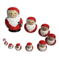 thumbnail image 4 of Double Nesting Dolls Duck Pattern 10 Set Handmade Matryoshka Stacking Nested Set For Kids And Adults, 4 of 8