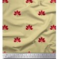 thumbnail image 1 of Soimoi Modal Satin Fabric Artistic Floral Decor Fabric Printed Yard 42 Inch Wide, 1 of 5