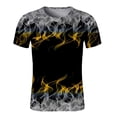 thumbnail image 1 of LSLJS T-Shirts Chemises pour Hommes Motif de Flamme 3D Imprimé T-Shirts à Manches Courtes Décontractés Graphiques Col Rond Tees, 1 of 3