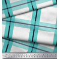 thumbnail image 2 of Soimoi Georgette Viscose Fabric Check Check Print Fabric by the Yard 42 Inch Wide, 2 of 5