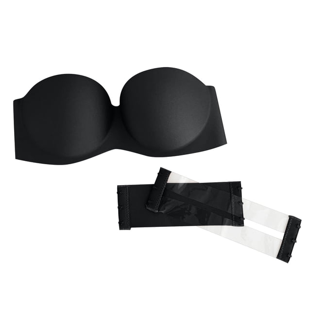 Strapless Bras for Large Breasts Ladies Strapless Gathering Invisible Bra Glossy Back Buckle Breast Seamless Bra Underwear Strapless Bra for Large Breasts