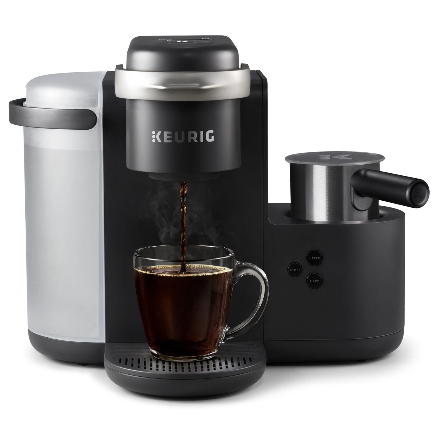 Keurig K-Café Single Serve K-Cup Pod Coffee, Latte and Cappuccino Maker, with Milk Frother for Speciality Beverages