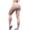 Khaki, variant on WTXUE Yoga Pants Women, Leggings with Resistance Bands Built In Sports Waist Yoga Stretch with Pockets Ladies Pants Fitness Sexy, Full-Length, Grey