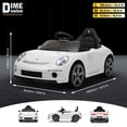 thumbnail image 3 of VOLTZ TOYS Voiture Porsche RUF 911 24 V pour Enfants sous Licence Officielle, Véhicule Jouet de Sport Motorisé de Luxe avec Télécommande Parentale, Portes Ouvrantes, Lumières DEL et Musique, Blanc, 3 of 6