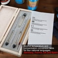 thumbnail image 4 of Professional Alcohol Meter Set - 3 Hydrometers 0-100% Graduation with Thermometer, 4 of 5
