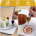 thumbnail image 4 of Shisuyan 4pcs Dessert Decorating Spoons Chocolate Dipping Tools Multipurpose Stainless Steel Spoons Chef Art Spoons, 4 of 8