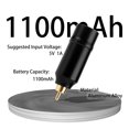 thumbnail image 2 of Power Supply Large Capacity Simple Operation Rotary Adapter Circuit Protection Tattoos Supplies Wireless Connector Alumium Alloy Rose Red, 2 of 7