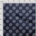 thumbnail image 2 of oneOone Organic Cotton Poplin Twill Fabric Floral Block Printed Craft Fabric BTY 42 Inch Wide, 2 of 4