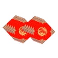 thumbnail image 4 of Zentra Papier de Riz Rouge Chinois Xuan Doufang Année du Cheval Bricolage Décoration Calligraphie 45cmx45cm, 4 of 10