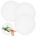 thumbnail image 1 of 3pcs Painting Canvas Panel Canvas Boards for Painting Round Shape Painting Boards Painting Tools, 1 of 6