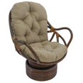 thumbnail image 1 of 48-inch by 24-inch Solid Twill Swivel Rocker Cushion, 1 of 2