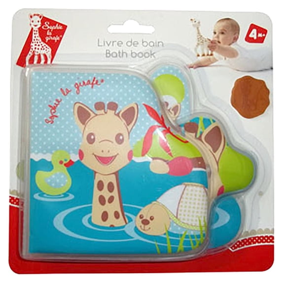 Livre de bain Sophie la Girafe - Facile à manipuler - étanche