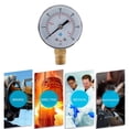 thumbnail image 4 of Manomètre de Pression d'Air BSPT 1/4 Pouce pour Eau, Air et Huile, pour Montage Radial, 4 of 6