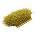 thumbnail image 4 of HLONK 1 Yard Dyed Ostrich Feather Fringe Trim Ribbon Embellishment Cream, 4 of 8