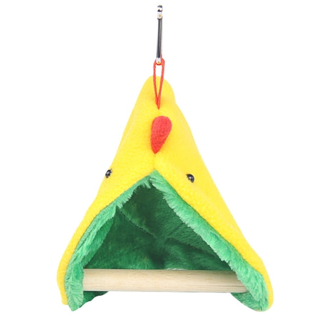 Shisuyan 1Pc Parrot Swing Plush Nest Creative Funny Warmth Parrot Fossa Bird Hanging Tent