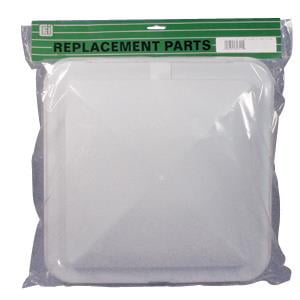 Heng s Industries Couvercle d'Évent de Toit J7291RWH-C Jensen Sans Goupille Charnière; Blanc