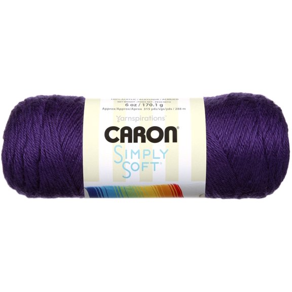Caron® Fil Simply Soft®, Acrylique #4 Moyen, 6oz/170g, 315 Yards