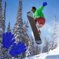 thumbnail image 4 of Meitianfacai Winter Warm Solid Color Knitted Kids Gloves Split Finger Gloves, 4 of 9