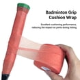 thumbnail image 4 of Badminton Grip Cushion Wrap,Badminton Grip Cushion Wrap 60mm Width 20m Length Excellent Shock Absorption Tennis Racket Grip Tape Backing Film, 4 of 7