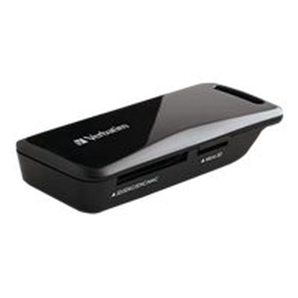 Verbatim Lecteur de Cartes de Poche - Lecteur de Cartes (SD, microSD, SDHC, microSDHC, SDXC, microSDXC) - USB-C
