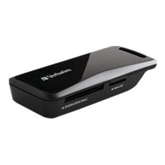 Verbatim Lecteur de Cartes de Poche - Lecteur de Cartes (SD, microSD, SDHC, microSDHC, SDXC, microSDXC) - USB-C