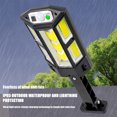 thumbnail image 4 of Rvkxad Solar Motion Sensor Wall Light, 59 COB LED 3-Mode Security Light with Remote, Outdoor Flood Light, Yard Garden Lighting, 4 of 7