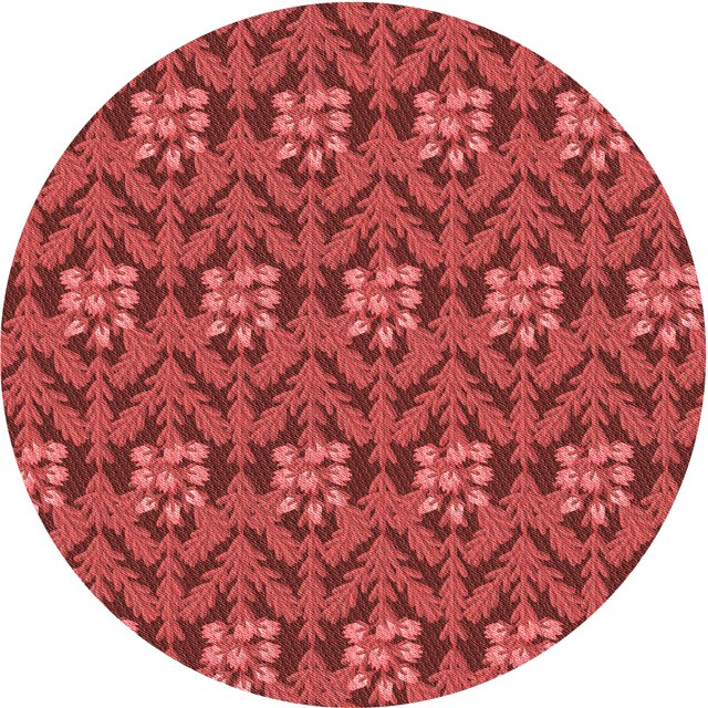 Ahgly Company Tapis d'Intérieur Lavables en Machine, Ronds, Orange Transitionnel, 4' Ronds