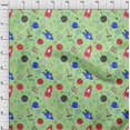 thumbnail image 4 of oneOone Silk Tabby Light Green Fabric Galaxy Craft Projects Decor Fabric Printed By The Yard 42 Inch Wide, 4 of 4