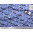 thumbnail image 2 of Soimoi Poly Georgette Fabric Insect,Leaves & Floral Artistic Decor Fabric Printed Yards 42 Inch Wide, 2 of 3