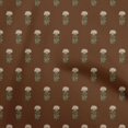 thumbnail image 1 of oneOone Viscose Chiffon Brown Fabric Florals Sewing Craft Projects Fabric Prints By Yard 42 Inch Wide, 1 of 4