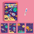 thumbnail image 1 of Reusable Water Painting Book for Kids Magic Coloring Drawing Set with Refillable Pages, Mess-Free Toddler Art Activity, 1 of 9
