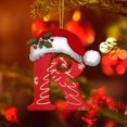 thumbnail image 5 of LSLJS 26 Letters Christmas Tree Decoration Pendant Christmas Tree Ornaments Personalized DIY Christmas Ornaments Christmas Decorations Xmas Tree Hanging Decor, 5 of 5