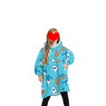thumbnail image 2 of Fortune Matching Family Wearable Blanket Oversized Hoodies Pullover Christmas Pajama, 2 of 5