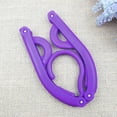 thumbnail image 3 of Portable Folding Plastic Clothing Coat Hanger Multifunctional Travel Children Clothes Foldable Hanger Children Clothes Drying Rack, 3 of 4