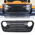 thumbnail image 1 of AMERICAN MODIFIED Grille Tomahawk avec Rallonge pour Jeep Wrangler/Gladiator 18-23, 1 of 8
