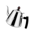 thumbnail image 4 of Stainless Steel Teapot for Pouring Over Coffee, Tea, Hot Water, Flat Base, Induction Stovetop Safe, Fast Boiling, 1.2L Polished, 4 of 8