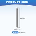 thumbnail image 2 of 40Pack 3mm x 28mm Dowel Pins, 304 Stainless Steel Round Head Pin, Silver, 2 of 7