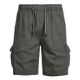 thumbnail image 1 of Diufon Men's Athletic Shorts Drawstring Waisted Outdoor Sport Shorts Spring Summer Hiking Shorts with Pockets, 1 of 6