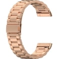 thumbnail image 2 of REQO Bracelet en Métal Compatible avec Fitbit Versa 4/Sense 2/Versa 3/Sense Bracelet de Remplacement Bracelet en Acier Inoxydable Sangle pour Versa 4/Sense 2, 2 of 7