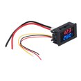 thumbnail image 3 of Multimeter Panel, Double 3-Digit Meter Scope DC 0V-100V 3 Ranges 0.28in LED Digital Tube Voltmeter Ammeter  For Wiring For Circuit Protection 10A,50A,100A, 3 of 8