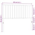 thumbnail image 2 of vidaXL Metal Headboard Decorative Steel Construction Headboard for Bedroom, 2 of 5