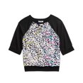 thumbnail image 1 of Beautees Haut à Sequins pour Grandes Filles (Noir, S), 1 of 1