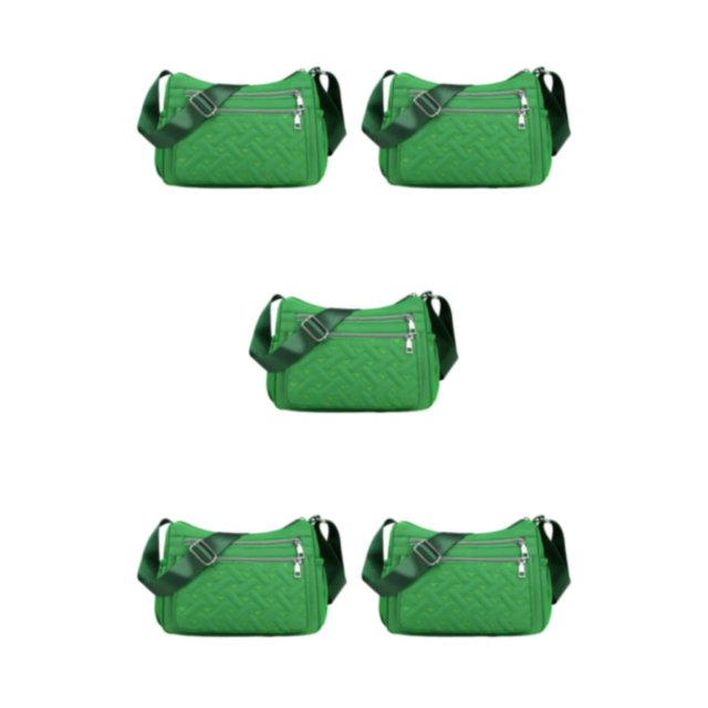 Youkk Stay Organized With Multipurpose Messenger Bag Large Capacity Crossbody Bag green 5Set