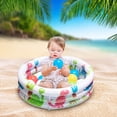 thumbnail image 4 of Leutsin Cartoon Dinosaur Circle Home Children Baby Thickening Floating Swimming Pool, 4 of 7
