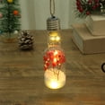 thumbnail image 1 of Home Decoration Christmas Decor Hanging Bottle Light Christmas Lamp Decorations Christmas Tree Bulb 13x4.5cm Light Bulb Decorative Items Gift Clear Light Bulbs, 1 of 7