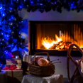 thumbnail image 3 of Holiday Time 20 Guirlandes Lumineuses DEL 5MM à Piles, Bleu, 3 of 4