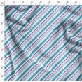 thumbnail image 4 of Soimoi Blue Rayon Crepe Fabric Diagonal Stripe Fabric Prints By Yard 46 Inch Wide, 4 of 5