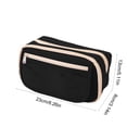 thumbnail image 3 of Boovnll Pencil Pouch, Portable Large Capacity Multifunction Multi-Layer Coin Pouch, Pencil Bag with Zipper for Home, Office Supplies Storage, Pencil Case, 3 of 8