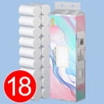 thumbnail image 1 of 18 Rolls 4-Layer Toilet Paper, Soft & Durable Bathroom Tissue, Eco-Friendly, High Capacity Bulk Pack for Home & Office, Absorbent Paper for Kitchen, Kitchen & Dining Supplies, 1 of 9
