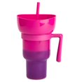 thumbnail image 3 of Mainstays Stadium Tumbler 32 fl oz, Pink, 3 of 4